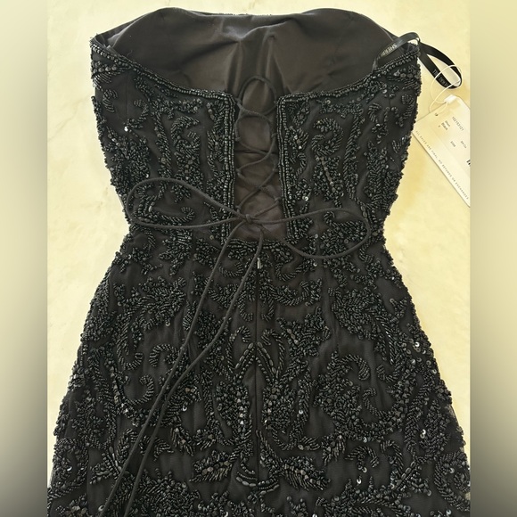 SHERRI HILL 53121 Strapless Beaded Dress - Picture 8 of 15